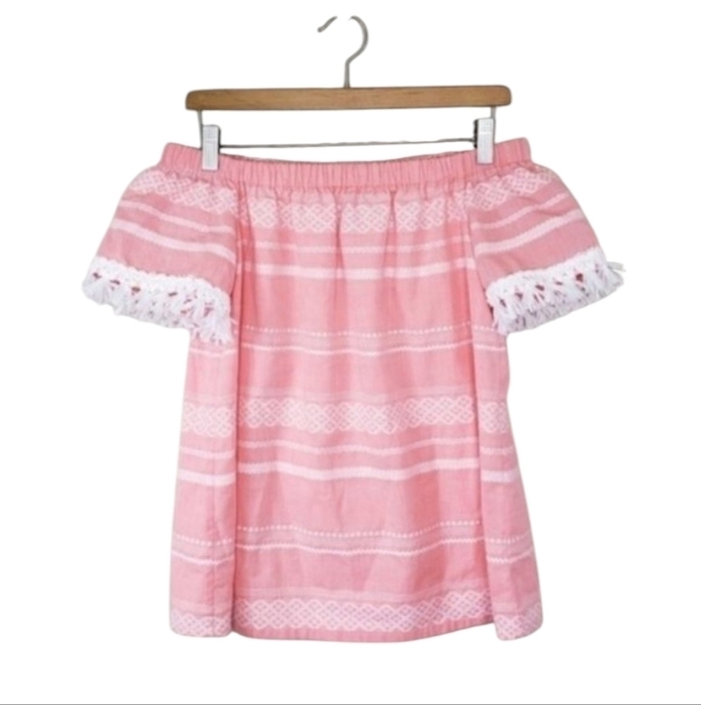 Buckley K | Hada Embroidered Off Shoulder Top